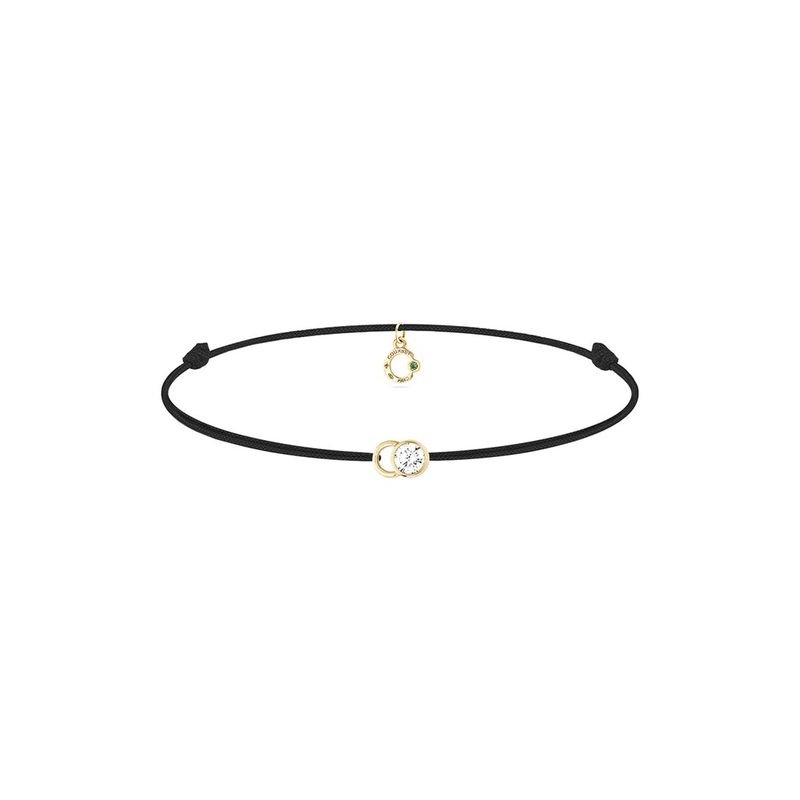 Courbet 18k 0.15 Ct. Tw. Lab Grown Diamond Let's Commit Bracelet